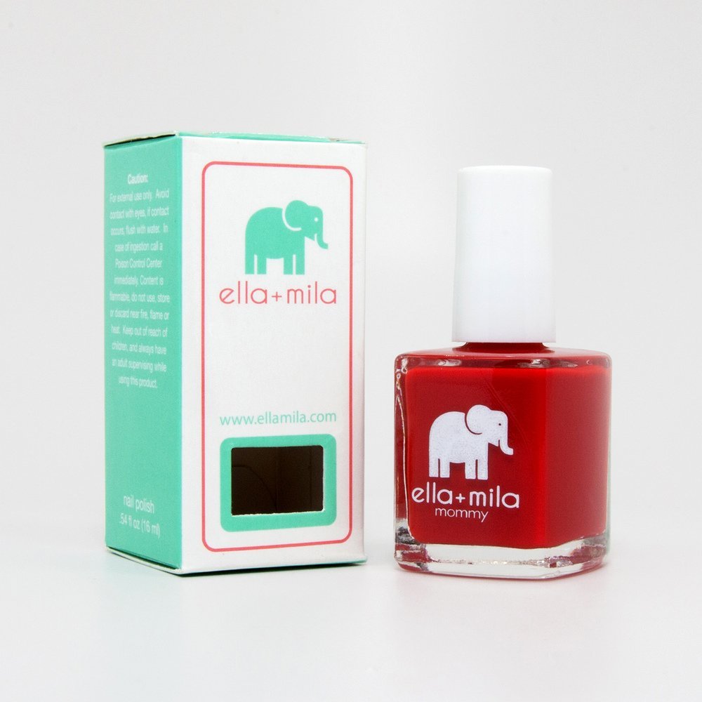 Ella+Mila Nail Polish, Mommy Collection - Paint The Town Red